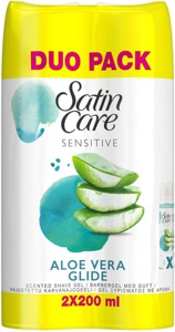 Gillette Venus Satin Care Shaving Gel Sensitive Aloe Vera Glide produktbilde
