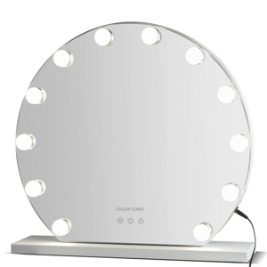 Gillian Jones 12 bulb Hollywood mirror with adjustable light Produktbild