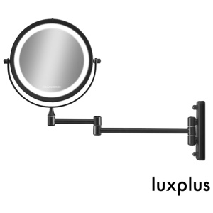 Gillian Jones Double-sided Wall Mirror with LED light Black produktbilde