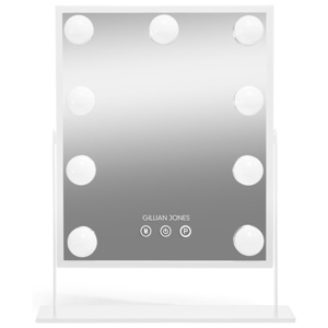 Gillian Jones Makeup Artist Mirror with 9 powerful LED bulbs White Produktbild