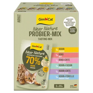 GimCat Near Nature Probierpaket 6 x 85 g Produktbild