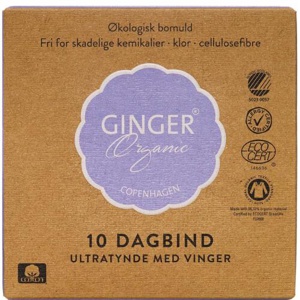 GingerOrganic Dagbind 10 stk. produktbillede