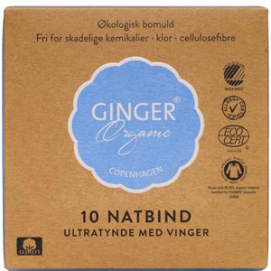 GingerOrganic Natbind 10 stk. produktbillede