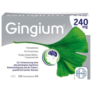 GINGIUM 240 mg Filmtabletten Produktbild