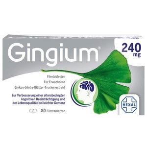 GINGIUM 240 mg Filmtabletten Produktbild