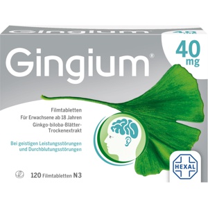 GINGIUM 40 mg Filmtabletten Produktbild