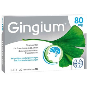 GINGIUM 80 mg Filmtabletten Produktbild