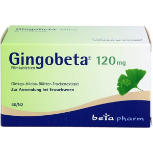 GINGOBETA 120 mg Filmtabletten Produktbild