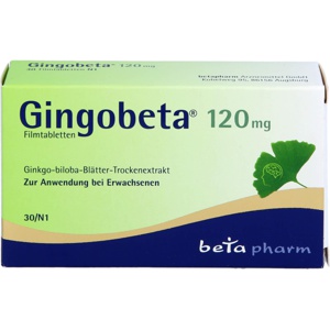 GINGOBETA 120 mg Filmtabletten Produktbild