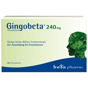GINGOBETA 240 mg Filmtabletten Produktbild