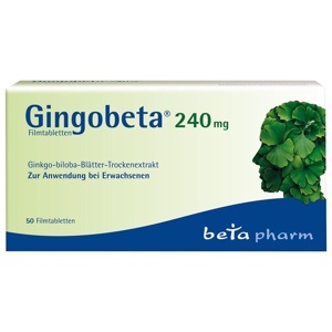 GINGOBETA 240 mg Filmtabletten Produktbild
