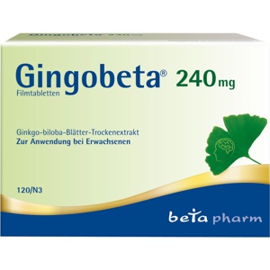 GINGOBETA 240 mg Filmtabletten Produktbild