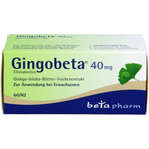 GINGOBETA 40 mg Filmtabletten Produktbild