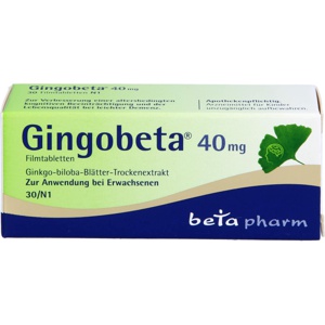 GINGOBETA 40 mg Filmtabletten Produktbild