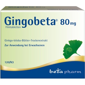 GINGOBETA 80 mg Filmtabletten Produktbild