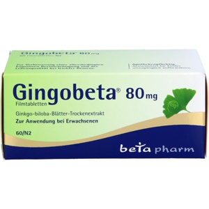 GINGOBETA 80 mg Filmtabletten Produktbild