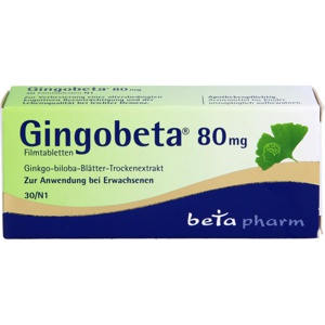 GINGOBETA 80 mg Filmtabletten Produktbild