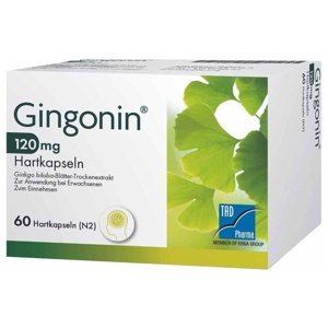 GINGONIN 120 mg Hartkapseln Produktbild