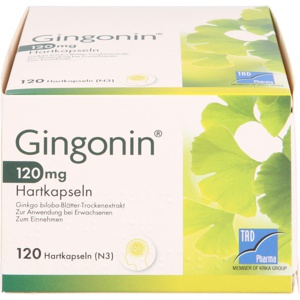 GINGONIN 120 mg Hartkapseln Produktbild