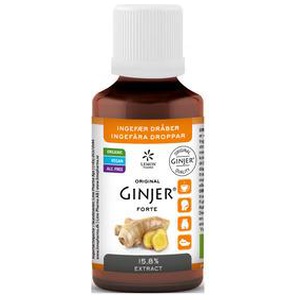 Ginjer Ingefær Dråber Forte - 50 ml produktbillede
