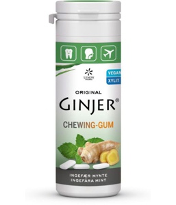 Ginjer® Ingefær MYNTE Tyggegummi 30 g produktbillede