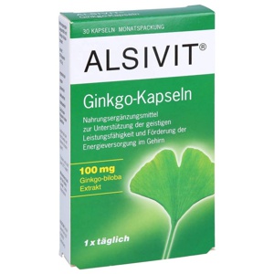 GINKGO 100 mg Alsivit Kapseln Produktbild