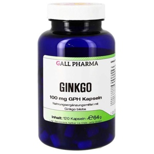 Ginkgo 100 mg GPH Kapseln, 120 St Kapseln Produktbild