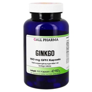 Ginkgo 160 mg GPH Kapseln, 120 St Kapseln Produktbild