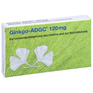 GINKGO ADGC 120 mg Filmtabletten Produktbild
