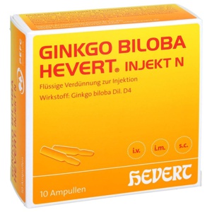 GINKGO BILOBA HEVERT injekt N Ampullen Produktbild