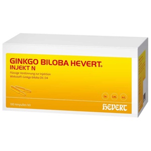 GINKGO BILOBA HEVERT injekt N Ampullen Produktbild