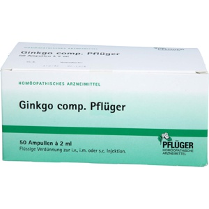 GINKGO COMP.Pflüger Ampullen Produktbild
