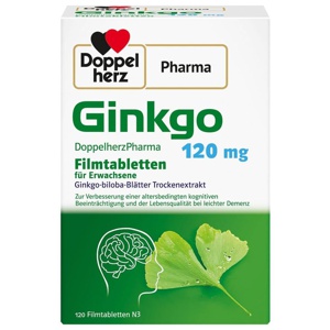 GINKGO DOPPELHERZPHARMA 120 mg Filmtabletten Produktbild