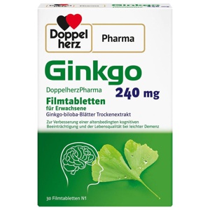 GINKGO DOPPELHERZPHARMA 240 mg Filmtabletten Produktbild