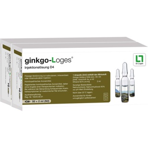 GINKGO-LOGES Injektionslösung D 4 Amp. Produktbild