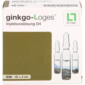 GINKGO-LOGES Injektionslösung D 4 Amp. Produktbild