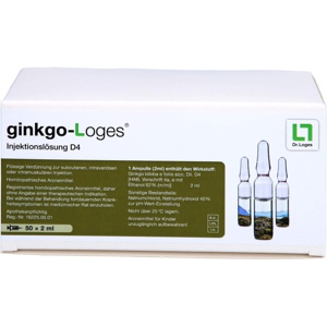 GINKGO-LOGES Injektionslösung D 4 Amp. Produktbild