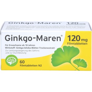GINKGO-MAREN 120 mg Filmtabletten Produktbild