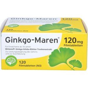GINKGO-MAREN 120 mg Filmtabletten Produktbild