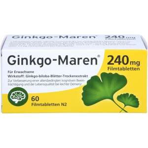 GINKGO-MAREN 240 mg Filmtabletten Produktbild