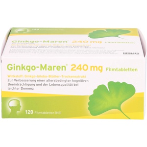 GINKGO-MAREN 240 mg Filmtabletten Produktbild