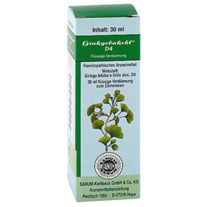 GINKGOBAKEHL D 4 Tropfen Produktbild