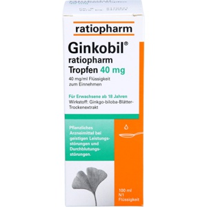 GINKOBIL-ratiopharm Tropfen 40 mg Produktbild