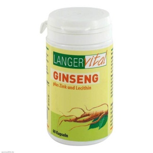 GINSENG 200 mg Lecithin Kapseln Produktbild