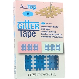 GITTER Tape AcuTop Akupunkturpflaster 2x3 cm blau 180 St Pflaster Produktbild