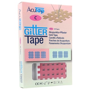 GITTER Tape AcuTop Akupunkturpflaster 5x6 cm pink 40 St Pflaster Produktbild