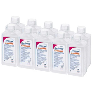 Glandomed Mundspüllösung 10X500 ml Spüllösung Produktbild
