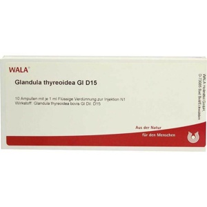 GLANDULA THYREOIDEA GL D 15 Ampullen Produktbild