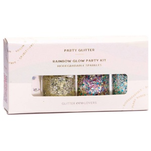 Glitter Eco Lovers Rainbow Glow Party Kit 24 ml produktbilde