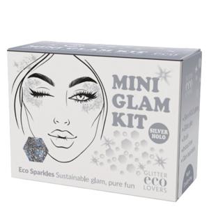 Glitter Eco Lovers Silver Holo Mini Glam Kit produkt bild